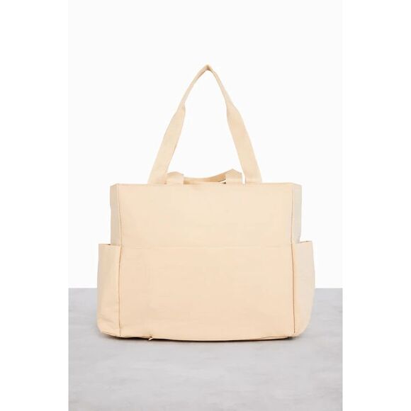 NWT Beis Sports Carryall Tote Duffle in Beige - Picture 8 of 8